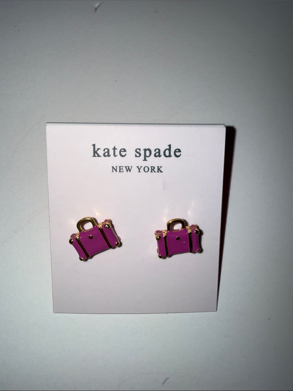 kate spade Luggage Stud Earrings